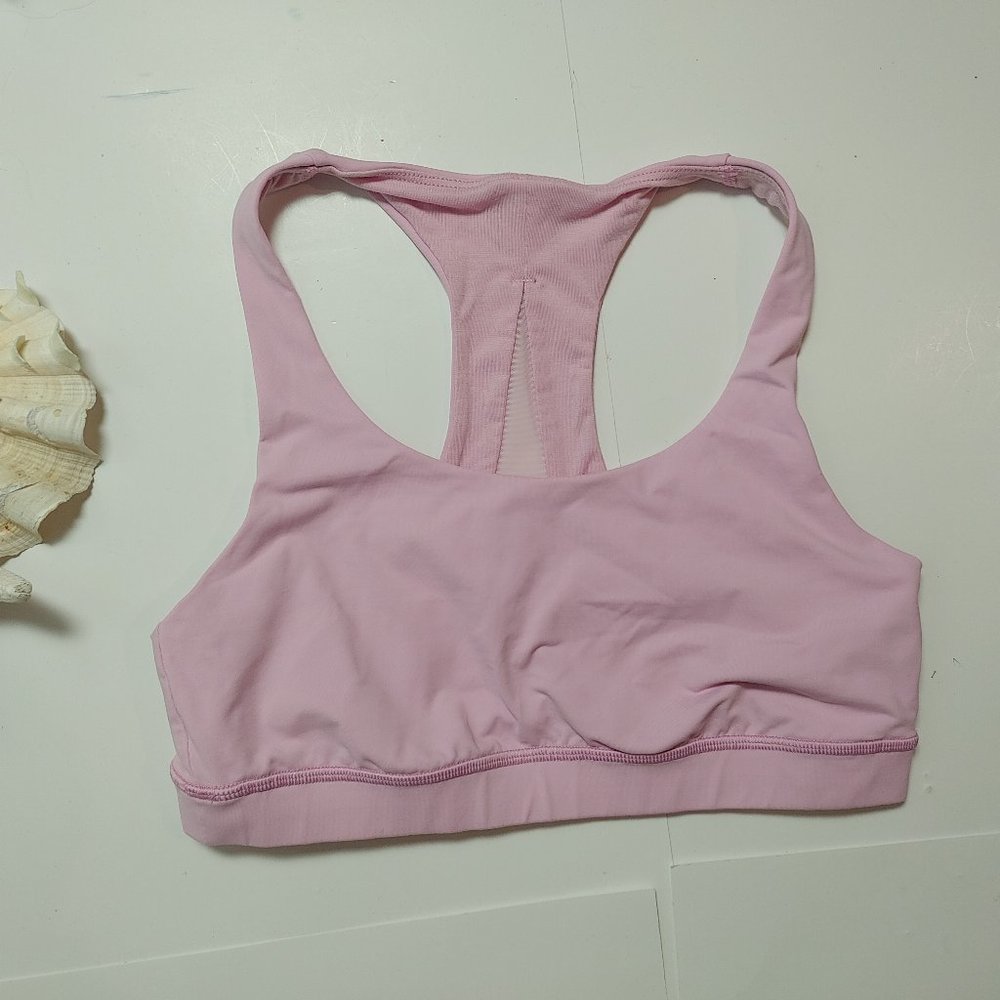 Lululemon Sports Bra Pink Size 8